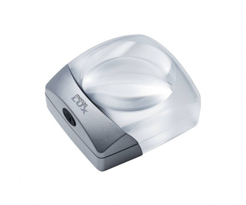 the image shows the eschenbach menaslux 3x led dome magnifier