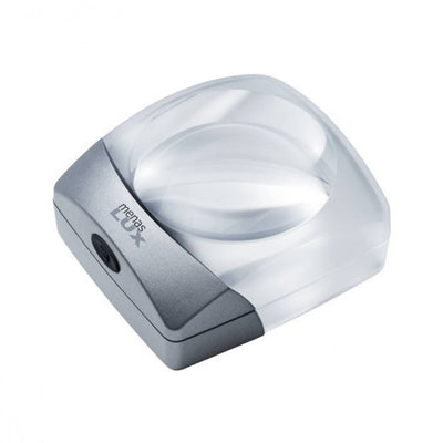 the image shows the eschenbach menaslux 3x led dome magnifier