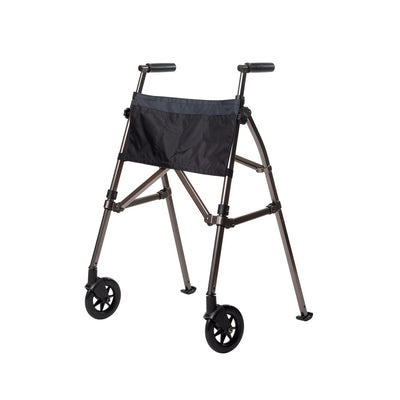 The Walnut Black EZ Fold-N-Go Walker