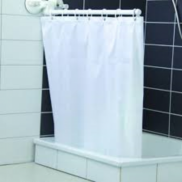 Mobeli-Shower-/-Bath-Curtain-Screen-(With-Curtain-/-Without-Curtain) With Curtain