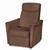 shows the mocca coloured modena rise and recline chair