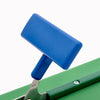 the image shows a close up of the top of the mounted table top scissors