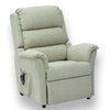 shows the green coloured nevada dual motor rise and recline chair