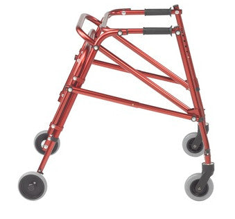 The image shows the medium sized nimbo posterior posture walker in red