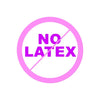 no latex logo