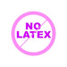 no latex logo