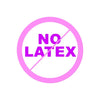 No Latex logo