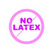 No Latex logo