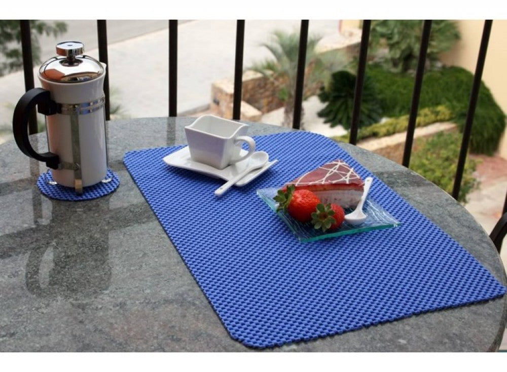Non-Slip-Fabric-Set-Tablemat-and-Coaster Set of 4