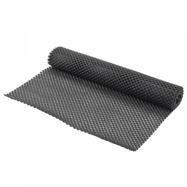 shows a black non-slip mat