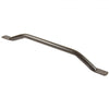 image shows 24 inch brown outdoor steel grab rail against a white background