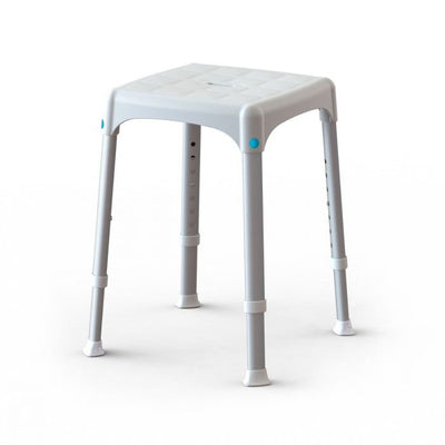 image shows the Pacific adjustable shower stool