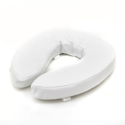 the image shows the padded raised toilet seat