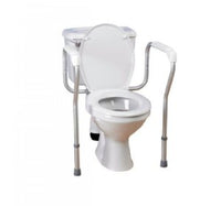 the image shows the pan fitted toilet surround safety frame