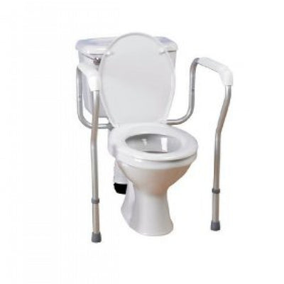 the image shows the pan fitted toilet surround safety frame