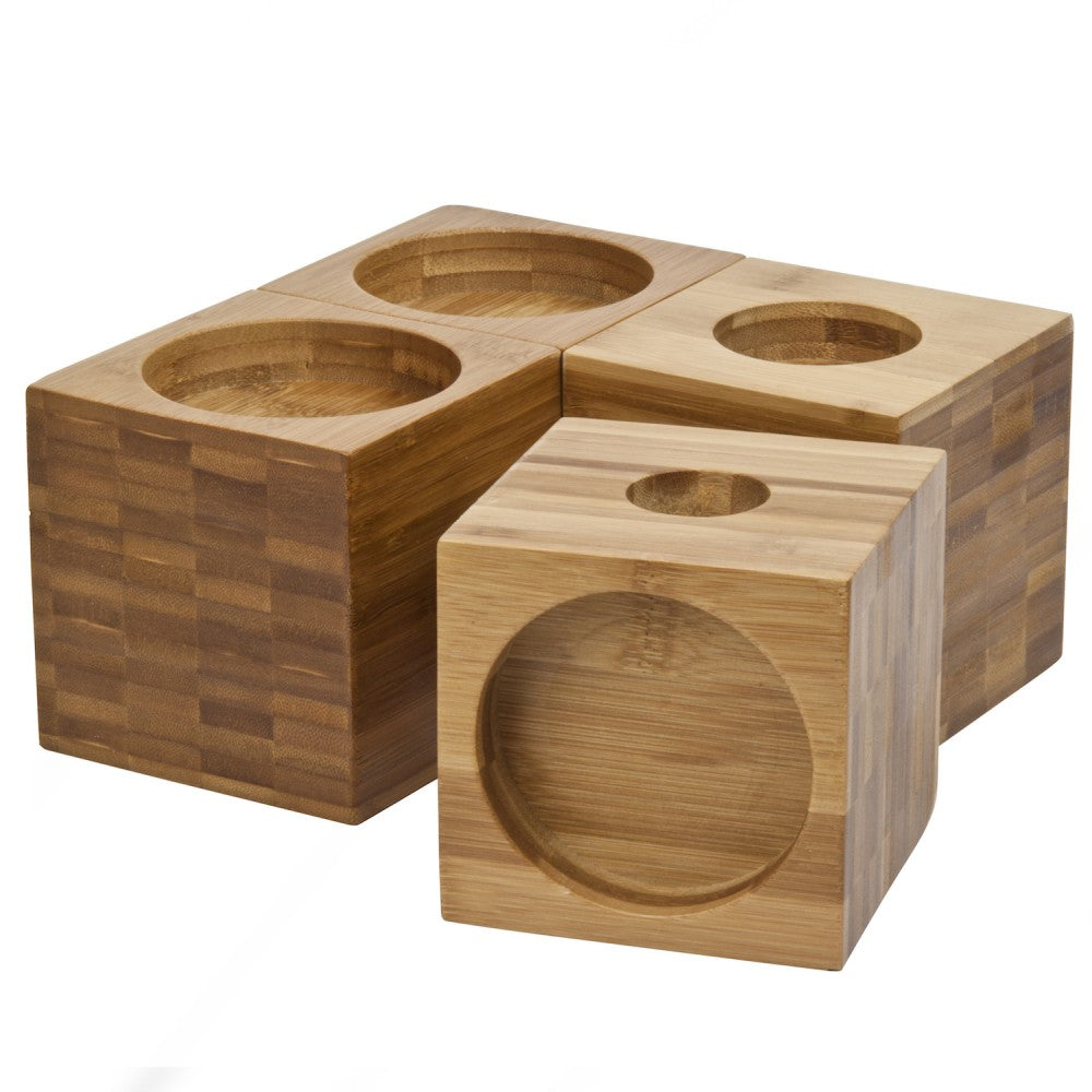 the image shows the 4 inch panda bamboo furniture raisers