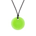 Chewigem – Button Pendant - Fluorescent Green Glow