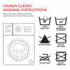 shows the washing instructions