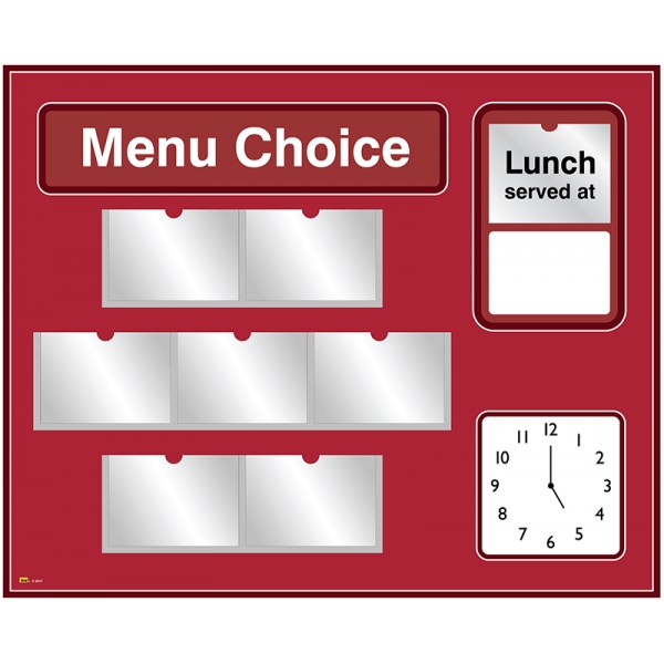 Menu Board - Red