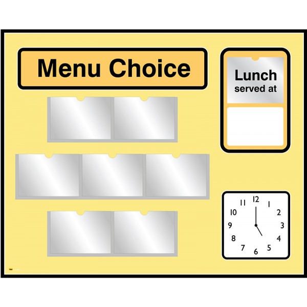 Menu Board - Yellow