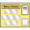 Menu Board - Yellow