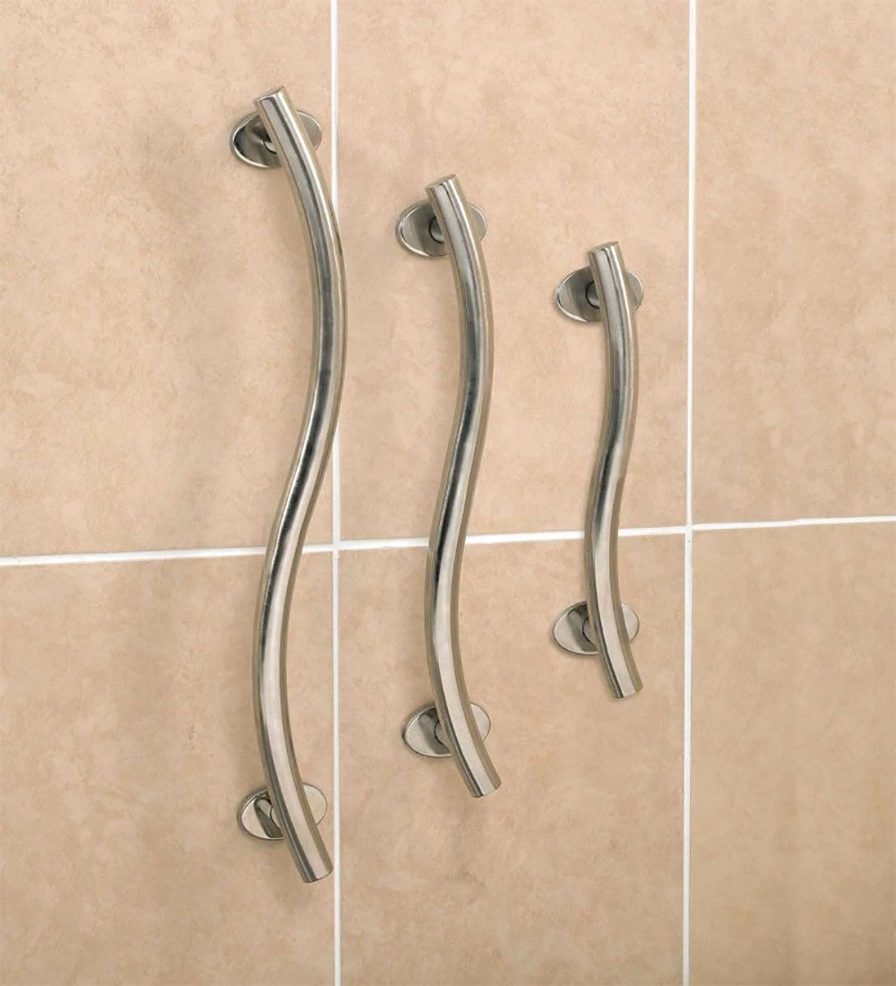 Good Looking Grab Rails Homecraft Polished Stainless Steel Chrome Grab Rails – Ability Superstore