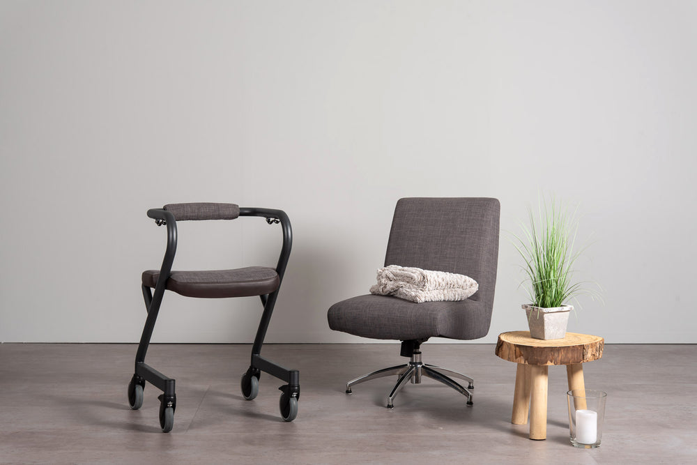 the image shows the back roll for page indoor rollator