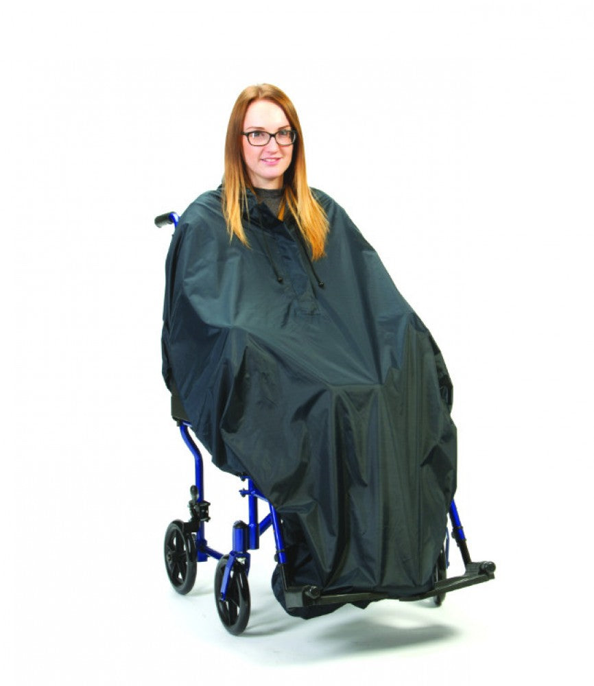Poncho-(Elastic-Hem) Poncho (Elastic Hem)