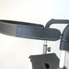 shows the black back strap for the Let's Go Out Rollator fitted to the walker