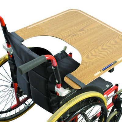 the image shows the wheelchair lap tray