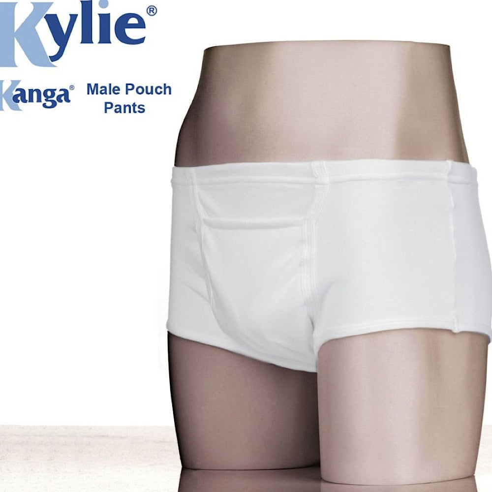 The image shows the Kanga Male Pouch Pants