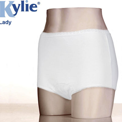 The image shows the Kylie Lady Washable Underwear incontinence briefs