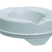 shows the prima raised toilet seat