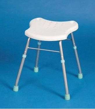 image shows the Prima aluminium shower stool