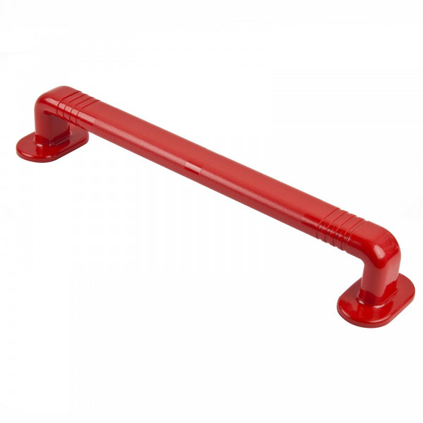 Plastic Grab Bar with Ribbed Handle - Red - 18 inch – Ability Superstore