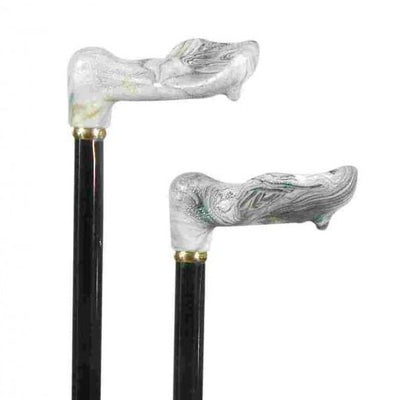 Adjustable-Walking-Stick-with-Marbled-Design Left