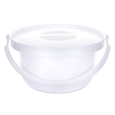 Round Commode Pan with Lid