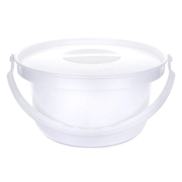 Round Commode Pan with Lid