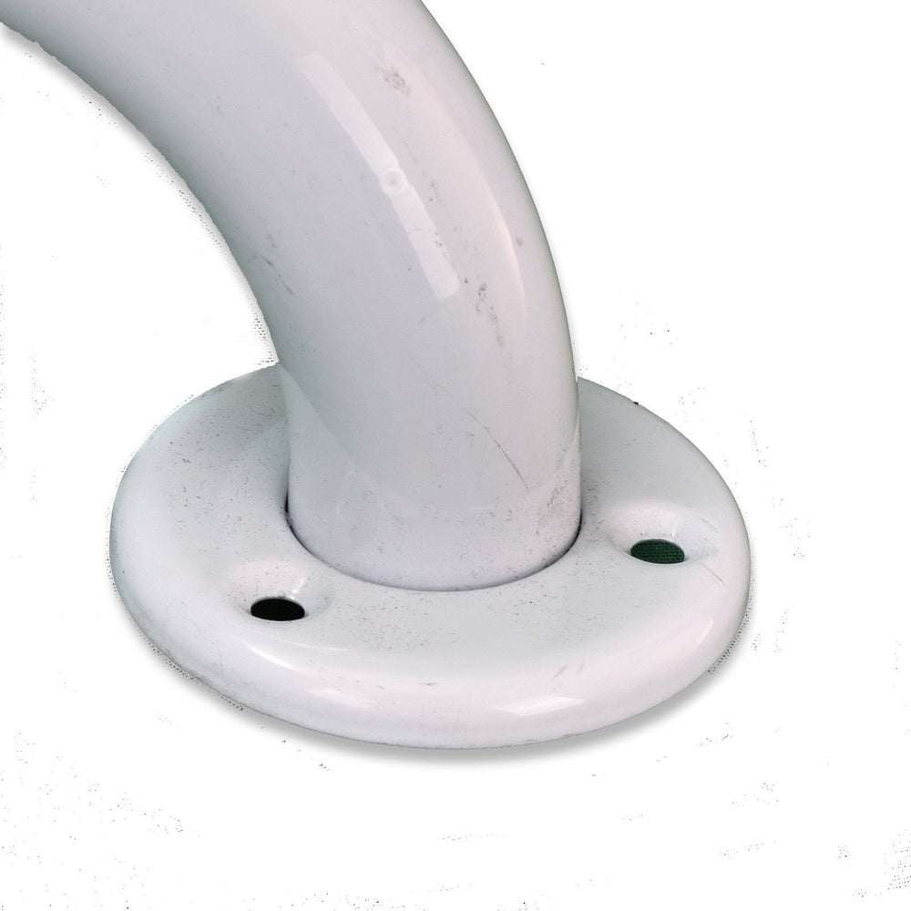 White Angled Grab Bar - Mobility L-Shaped Grab Bars Rails - 17