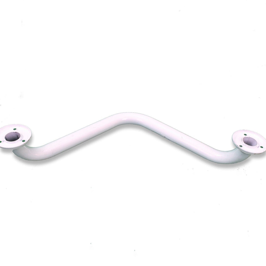 White Angled Grab Bar - Mobility L-Shaped Grab Bars Rails - 21