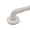 A close up of the white fluted easy grip grab bar