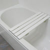 White Slatted Bath Board on a bath