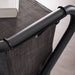 The image shows a close up of the fitting of the SALJOL Bedside Cabinet for Page Indoor Rollator