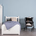 The image shows the SALJOL Bedside Cabinet for Page Indoor Rollator beside a single bed