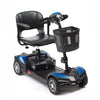 the image shows the scout 4 wheel scooter in blue
