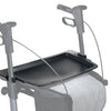 Topro tray attached to rollator