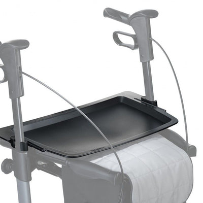 Topro tray attached to rollator