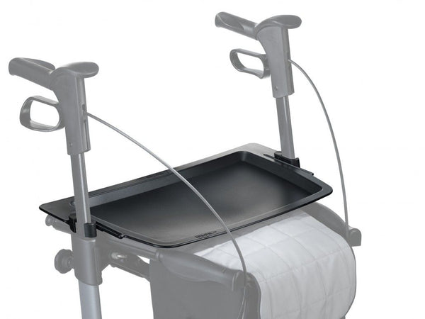 Topro tray attached to rollator