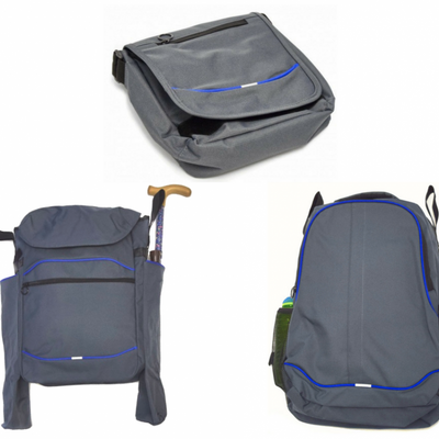 shows the set of 3 wheelchair bags