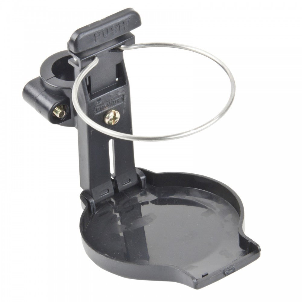 The image shows the Single Drink Holder wheelchair cup holder